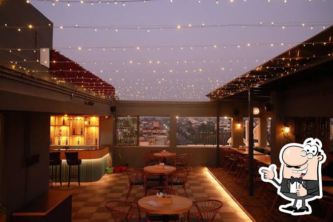 Breeze Rooftop Cafe Night Fairy Lights